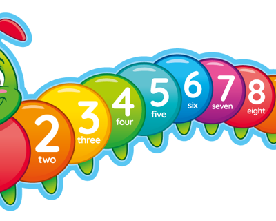 Counting Caterpillar 1 to 10