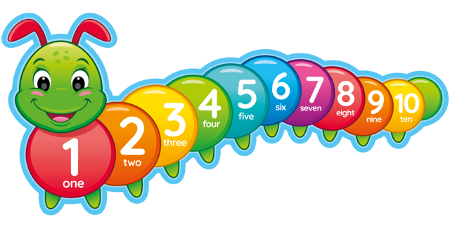 Freebie Caterpillar Fingerprint Activity Learning Numbers 1 10 1 10 