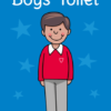 Boys Toilet Sign