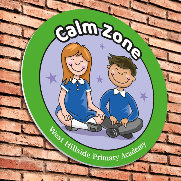 Calm Zone Sign for Schools