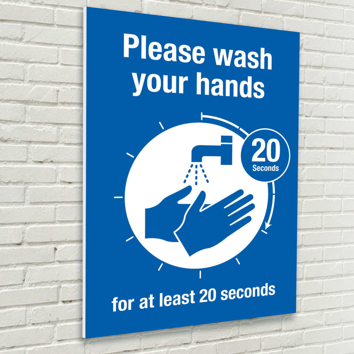 Wash Your Hands Sign - Perfect for Schools - Range of Sizes