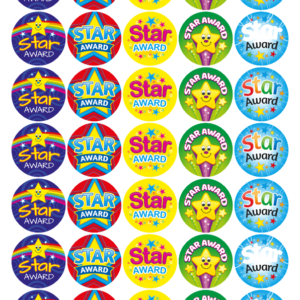 Star Award Sticker Sheet