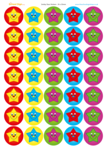 Stars Sticker Sheet Free Download - Free For Schools
