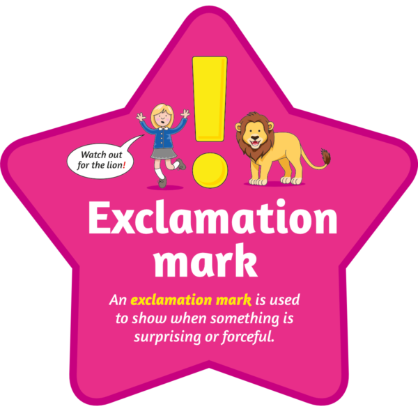 Exclamation Mark Sign for Schools