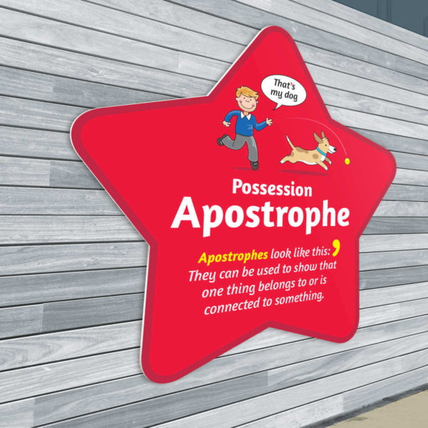 Apostrophe (Possession) Sign for Schools