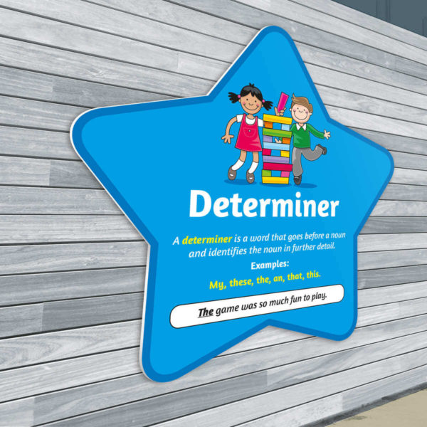 Determiner Sign for Schools