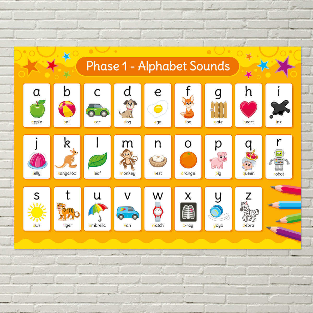 Phonics Phase 1 Alphabet Sounds Poster English Poster For Schools