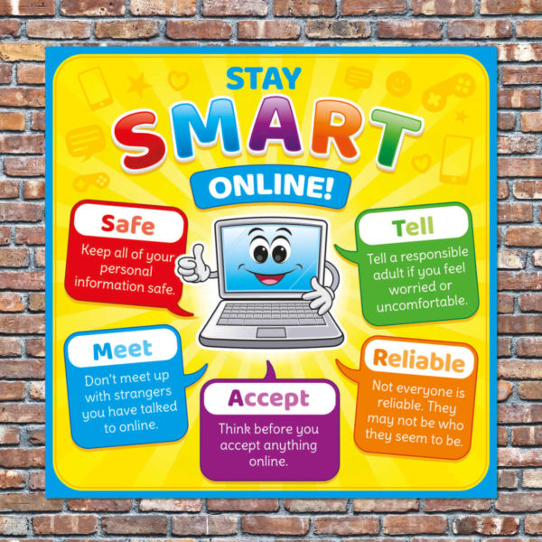 Stay Smart Online Poster for Schools