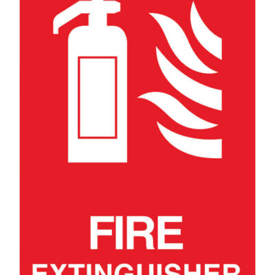 Fire Extinguisher Sign for Schools