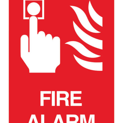 Fire Alarm Sign for Schools