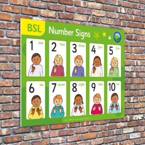 British Sign Language Numbers 1 to 10 - Set A - Sign for Schools