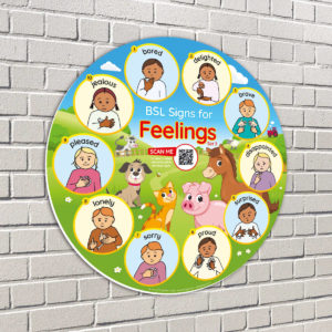 BSL Feelings Set 2 British Sign Language Sign for Schools