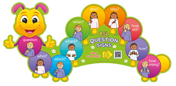 Question In British Sign Language BSL Questions Caterpillar Sign - British Sign Language for Schools