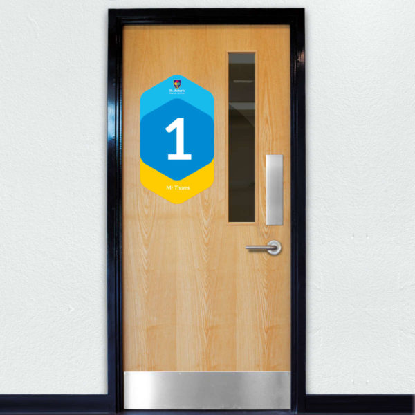 Door Stickers for Schools - Class 1