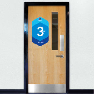 Door Stickers for Schools - Class 3