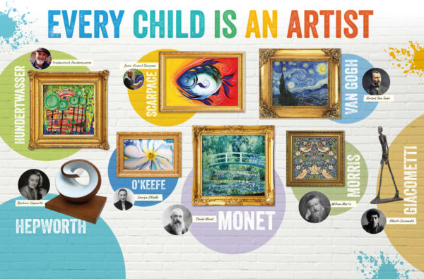 Art and Artists Wallpaper for Schools