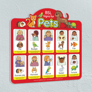 SSSBSL0017 BSL Pets Sign for Schools