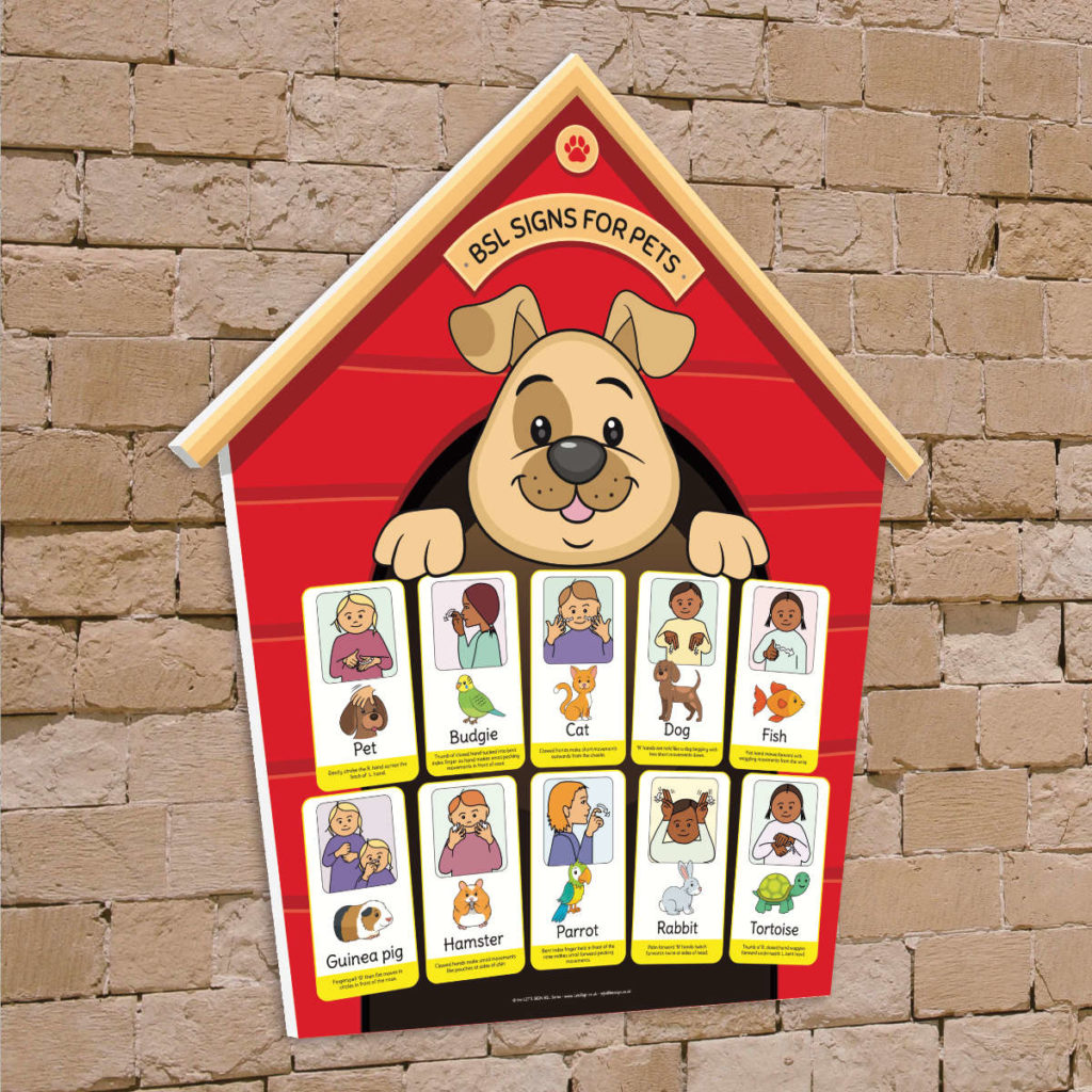 British Sign Language - Signs and Posters. Designed and made in the UK.