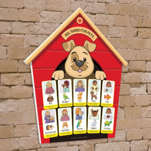 BSL Kennel Shaped Pets Sign for Schools