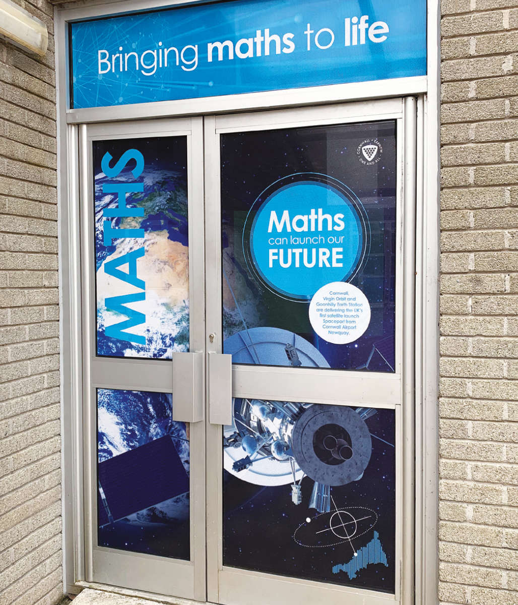 School Sign Shop Window Graphics