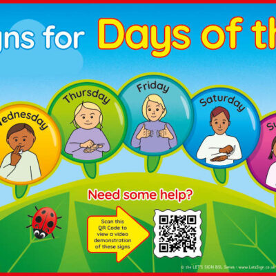 SSSBSL0021 BSL Days of the Week Caterpillar Northern Ireland SSSBSL0021 BSL Days of the Week Caterpillar Northern Ireland