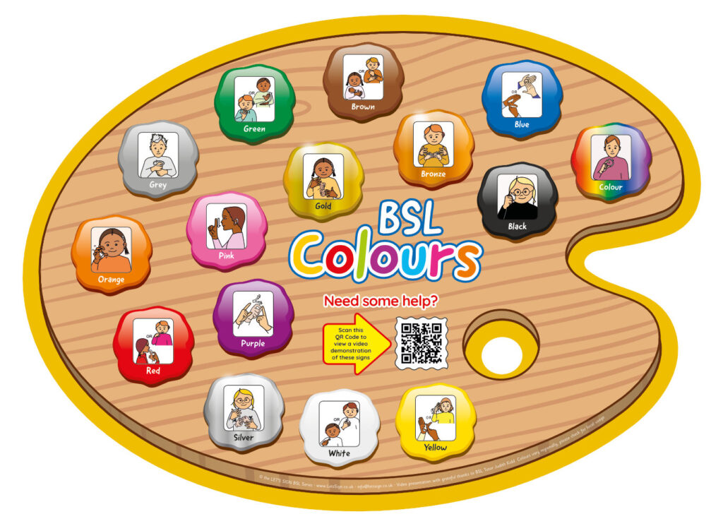 BSL Colours Sign - British Sign Language Sign For Schools