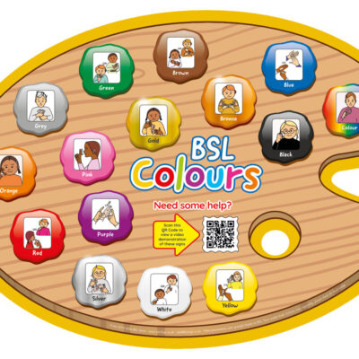 SSSBSL0028 British Sign Language Colours Sign for Schools