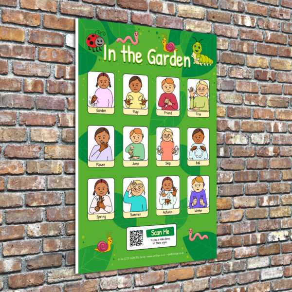 SSSBSL0029 BSL In the Garden British Sign Language Sign for Schools