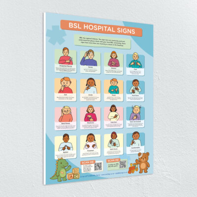 BSL Hospitals Signs - British Sign Language sign for hospitals and schools