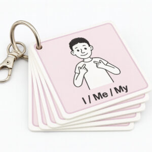 Communication Symbol Keychain People and Relationships