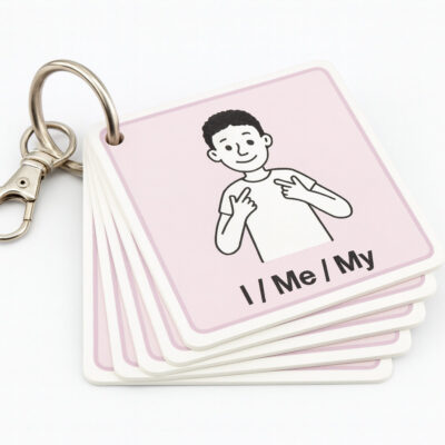 Communication Symbol Keychain People and Relationships